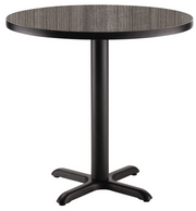 National Public Seating CT13636X 36" Dia. Round NPS Café Table