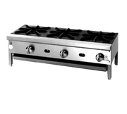 Jade JHP-112-NG 12" W Stainless Steel Countertop Natural Gas 1 Burner Supreme Hotplate - 27,500 BTU