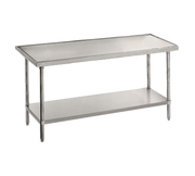 Advance Tabco VSS-302 24" W x 30" D Stainless Steel 14 Gauge Open with Undershelf Work Table