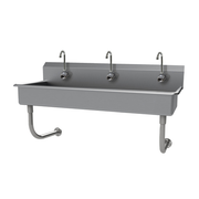 Advance Tabco FS-WM-60EFADA 60" W x 19.5" D x 25.5" H 14 Gauge 304 Stainless Steel Wall Mounted Multiwash Hand Sink