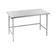 Advance Tabco TSS-3012 144" W x 30" D Stainless Steel Base 14 Gauge Work Table