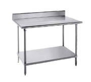 Advance Tabco SKG-2412 144" W x 24" D Stainless Steel Base 16 Gauge Work Table