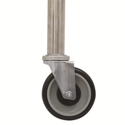 Advance Tabco TA-25G-6 5" Dia. Casters with Galvanized Legs for Standard Working Height of 35.5"