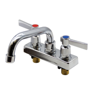 Advance Tabco K-51 4" Centers Chrome Plated Deck Mounted Faucet