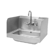 Advance Tabco 7-PS-15A 12" H Both Sides Welded Side Splash for Hand Sinks