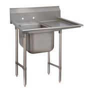 Advance Tabco 93-41-24-24R 54" W 16 Gauge Stainless Steel Regaline Sink