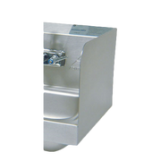 Advance Tabco 7-PS-16D 7.75" H Welded Side Splash for ADA Compliant Hand Sinks