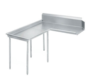 Advance Tabco DTC-G60-120L 119" Long L-Shaped 16 Gauge 304 Stainless Steel Right to Left Island-Clean Dishtable