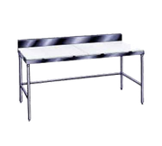 Advance Tabco TSPS-308 96" W x 30" D Stainless Steel Poly-Top Work Table