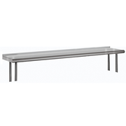 Advance Tabco OTS-15-144R 144" W x 15" D 18 Gauge 430 Stainless Steel Single Overshelf