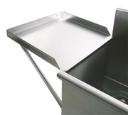 Advance Tabco N-54-24 Stainless Steel 18 Gauge Drainboard