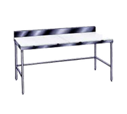 Advance Tabco TSPS-248 96" W x 24" D Stainless Steel Poly-Top Work Table