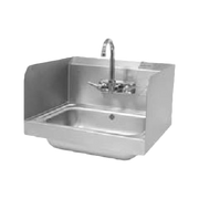 Advance Tabco 7-PS-17D 7.75" H Both Sides Welded Side Splash for ADA Compliant Hand Sinks