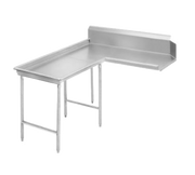 Advance Tabco DTC-G70-60L 59" Long L-Shaped 16 Gauge 304 Stainless Steel Right to Left Island-Clean Dishtable