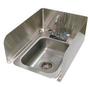 Advance Tabco K-614E 21.5" W Removable 3-Sided Splash for Counter-Mount Drop-In Sink