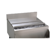 Advance Tabco SSC-36 34.75" W x 16.25" D Stainless Steel Underbar Basics Ice Bin Sliding Cover