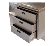 Advance Tabco SU-47 Add Stainless Steel Concealing Drawer Fronts to Su-46 Slides