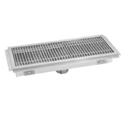 Advance Tabco FTG-1236 36" W x 12" D x 4" H 14 Gauge 304 Stainless Steel Floor Trough