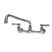 Advance Tabco K-11 8" Centers Splash Mounted Faucet with 14" Swing spout