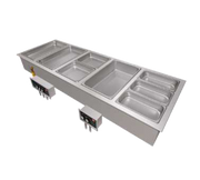 Hatco HWBI-6M (6) Full Size Pan Stainless Steel Insulated Drop-In Modular and Ganged Heated Well - 208 Volts