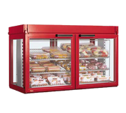 Hatco LFST-48-1X 48.88" W 3 Shelves Full Service Flav-R-Savor Non-Humidified Large Capacity Merchandising Cabinet - 120/208 Volts