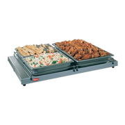 Hatco GRS-60-H 60" W x 17.5" D Stainless Steel Freestanding Glo-Ray Heated Shelf - 120 Volts