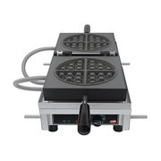 Hatco KWM18-1R07-QS 16.31" W Stainless Steel Frame Single Electric Hatco and Krampouz Belgian Waffle Maker - 120 Volts