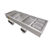 Hatco HWBI-5DA (5) Full Size Pan Stainless Steel Insulated Drop-In Modular and Ganged Heated Well - 208 Volts