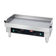 Hatco KGRDE-2513-208-240-QS 27.52" W x 15.62" D Stainless Steel Countertop Electric Hatco or Krampouz Griddle - 208-240 Volts