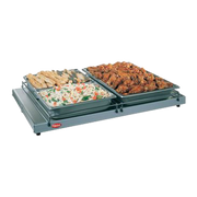 Hatco GRS-60-E 60" W x 13.75" D Stainless Steel Freestanding Glo-Ray Heated Shelf - 120 Volts