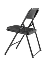 National Public Seating 800 18.75" W 19 Gauge Steel Cross Braces NPS 800 Series Premium Lightweight Plastic Folding Chair (Pack of 4)