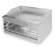 Comstock-Castle FHP30-18-1RB-LP 30" W Stainless Steel Countertop Liquid Propane Char-Broiler Griddle Combination - 55,000 BTU