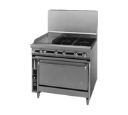 Jade JTRH-12G-2HT-36-LP 36" W Liquid Propane with 2 Hot Tops and Griddle Titan Heavy Duty Range - 175,000 BTU