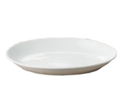 Yanco AC-215 15.5" L x 11" W Super White Porcelain Oval Deep Rim Abco Platter