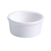 Yanco RK-202 2 Oz. White Round Porcelain Accessories Ramekin Dish