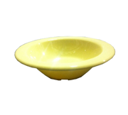 Yanco NS-305Y 5.38" Dia. Yellow Melamine Round Nessico Grapefruit Bowl