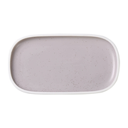 Yanco DM-312 12" W Matte Light Lavender Porcelain Rectangular Denmark Plate