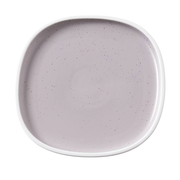 Yanco DM-209 9.25" W Matte Light Lavender Porcelain Square Denmark Plate