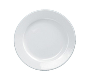 Yanco AC-16 10.5" Dia. Super White Porcelain Round Abco Plate