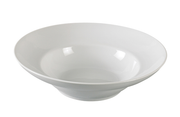 Yanco AC-714 45 Oz. Super White Porcelain Round Abco Mediterranean Pasta Bowl