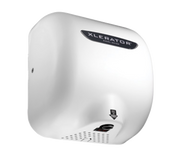 Excel Dryer XL-BW White Thermoset Resin Surface Mounted Fixed Nozzle Automatic XLERATOR Hand Dryer - 110-120 Volts