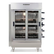 American Range ACB-4-NG 45" W Stainless Steel Port Pipe Natural Gas Rotisserie Oven - 35,000 BTU