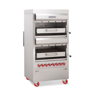 American Range AGBU-2 36" W Natural Gas Double Deck Infrared Broiler - 192,000 BTU