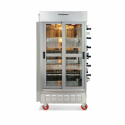 American Range ACB-14-NG 46" W Stainless Steel Port Pipe Natural Gas Rotisserie Oven - 105,000 BTU