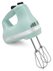 KitchenAid KHM512IC Ice Stainless Steel Turbo Beater 5 Speed Ultra Power Hand Mixer