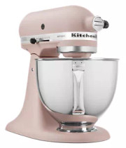 KitchenAid KSM150PSFT 5 Qt. Feather Pink 10-Speed KitchenAid Artisan Series Tilt-Head Stand Mixer