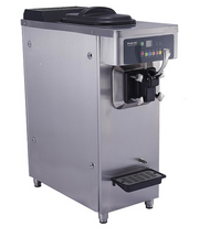 Pasmo S930FA2 13" W Stainless Steel Countertop Gravity Fed Air Cooled Soft Serve Machine - 220 Volts