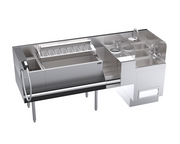 Krowne KR24-TCS76B-10 76" W x 24" D Stainless Steel The Taffer Command Station by Krowne