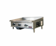 MVP Group IMG-36 36" W Stainless Steel Manual Control Gas Countertop Ikon Griddle - 90,000 BTU