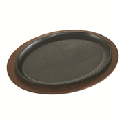 Lodge LJOSH3 13" W Cast Iron Oval Serving Griddle (3 Each per Case)